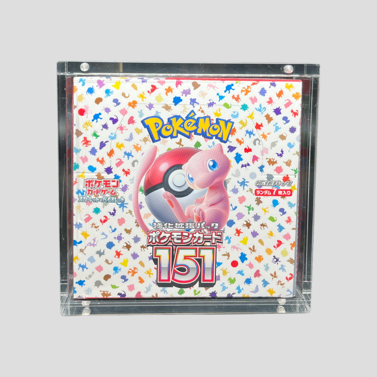 Premium Acryl Case für Pokémon Booster Display (Japan)– Magnetverschluss & UV-Schutz
